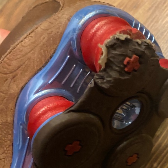 NIKE Shox Brown Flower Pattern Size 8 - Picture 11 of 13